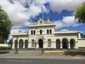 The foundation stone of the Clunes Town Hall and Court House was laid in 1872