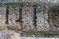 The foundation wall of Amluk dara stupa in the swat valley