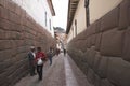 San Blas street district historic centre Cuzco Peru Royalty Free Stock Photo