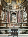 Interior os the Basilica of St. Augustine in Campo Marzio, Rome, Italy