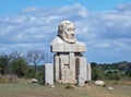 Founder Paul Kruger statue at Kruger Gate, Kruger National Park, South Africa Royalty Free Stock Photo