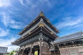 Founder\'s Hall Gate (Goei-do Mon) at Shinshu Otani-ha or Higashi Hongan-ji. Royalty Free Stock Photo