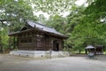 Founder`s hall of Motsu temple in Hiraizumi Royalty Free Stock Photo