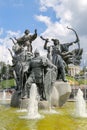 Founders of Kiev Monument in Kiev, Ukraine