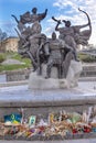 Founders Monument Memorials Maidan Square Kiev Ukraine