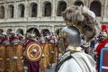 The founding of Rome: parade through the streets of Rome