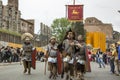 The founding of Rome: parade through the streets of Rome