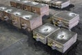 Foundry, sand molded casting Royalty Free Stock Photo