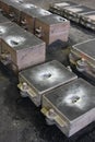 Foundry, sand molded casting Royalty Free Stock Photo