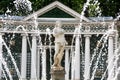 Fountain Adam in the lower park of Peterhof. Peterhof, Saint-Petersburg, Russia