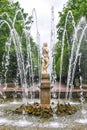 Fountain Adam in Peterhof, Russia