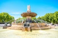 Fountain in Aix-en-Provence Royalty Free Stock Photo