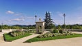 Fountain Alfred de Vigny in Pau, France