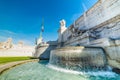 Fountain in Altar of the fatherland in Rome Royalty Free Stock Photo