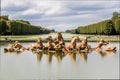 Fountain of Apollo in garden of Versailles Palace Royalty Free Stock Photo