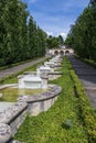 Fountain Arcade in the public water paradise in Baden-Baden Royalty Free Stock Photo