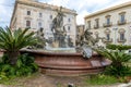 Fountain of Artemis, Syracuse Royalty Free Stock Photo