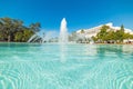 Fountain in Balboa park Royalty Free Stock Photo