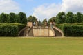 Fountain in Baroque garden Grosssedlitz in Heidenau, Saxony