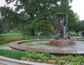 Fountain in Bastejkalns park. Riga. Latvia Royalty Free Stock Photo