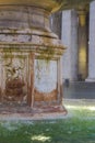 Fountain of Bernini and the colonnade  in St. Peter`s Square in the Vatican City Royalty Free Stock Photo