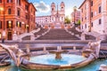 Fountain of the Boat in front of the Spanish Steps, Rome, Italy