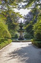 Fountain at Botanical Garden, Coimbra, Portugal Royalty Free Stock Photo