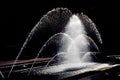 Fountain in Brindavan Gardens, Mysore, Karnataka, India Royalty Free Stock Photo