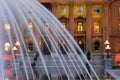 fountain and building Royalty Free Stock Photo