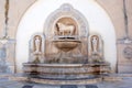 Fountain of bull in Nardo in Salento, Puglia, Italy Royalty Free Stock Photo