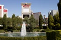 Fountain in Caesar's Palace Hotel and Casino in Las Vegas, Nevada Royalty Free Stock Photo