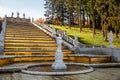 Fountain Cascade Golden Mountain