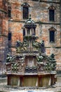 Fountain in the castle, Linlithgow, Scotland Royalty Free Stock Photo