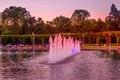 Multimedia laser colorful musical show in Wroclaw fountain