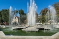 Fountain in the center of Pleven, Bulgaria