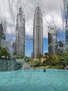 Fountain in Central park of Kuala Lumpur