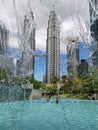 Fountain in Central park of Kuala Lumpur