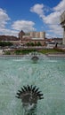 Fountain on the central square of the city of Tula Russia