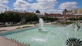 Fountain on the central square of the city of Tula Russia