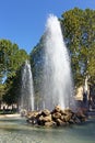 Fountain in central Zagreb park Zrinjevac
