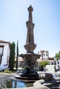 Fountain in the centre of Funchal on the Island of Madiera