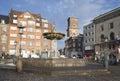 The fountain of Charity (Caritas Well) on old square in central Copenhagen. Denmark