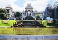 fountain and chateau d'eau in Palais Longchamp Royalty Free Stock Photo