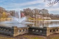 Branch Brook Park Lake and Fountain