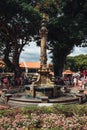 Fountain at Christ Church is an 18th-century Anglican church in the city of Malacca, Malaysia.
