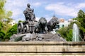 The fountain of Cibeles at Colonia Roma in Mexico City