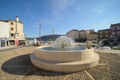 Fountain in the city of Cres on a sunny day in spring