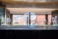 Fountain in the complex of Bharat Mandapam formally known as Pragati Maidan in Delhi India, working fountain in the Bharat Royalty Free Stock Photo