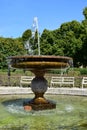 Fountain in Court Garden (Hofgarten) in Munich, Germany