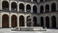 Fountain in courtyard of National Palace, Mexico City Historical Center. This Palace is located on the Plaza de la ConstituciÃÂ³n. Royalty Free Stock Photo